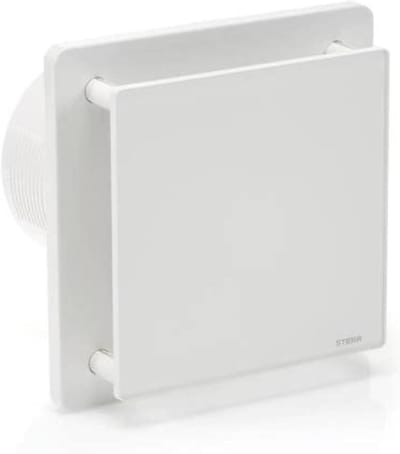 Badkamerventilator Wit - Afzuigventilator - Ventilatie Verbeteren - Stille Werking - 125 mm - Wit