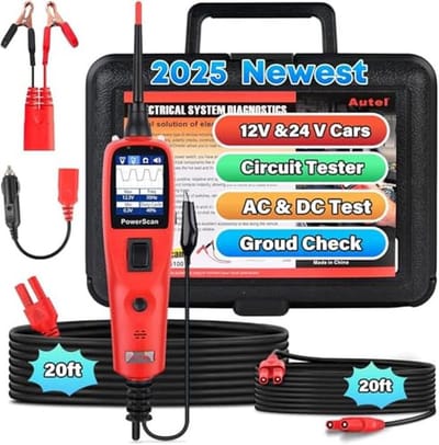 Professionele Automotive Circuittest met 20ft Kabel - Elektrische Systeem Diagnose Tool