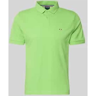 regular fit poloshirt met gestikt logo