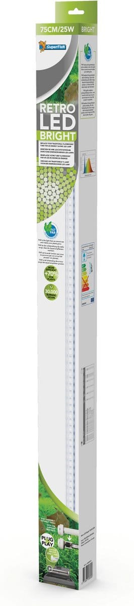 Superfish Led Superbright T8/T5/25w 75 cm - Verlichting - 25 Watt
