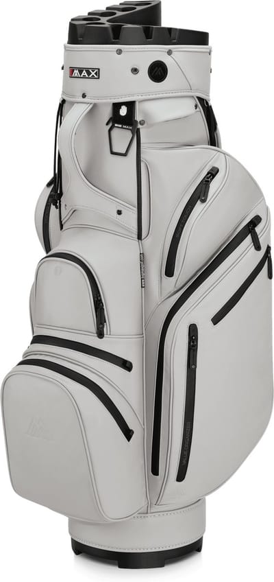 Big Max Dri Lite Silencio Prime - Waterdichte Golftas - Cartbag - Stille Golf Tas - Wit
