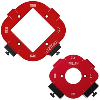 Router Jig Radius Sjabloon Set voor Houtbewerking - Freessjablonen 4-in-1