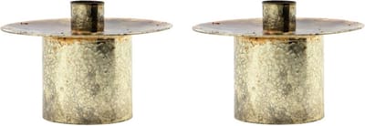 House Doctor Kandelaar Simb antiek 8cm - 2 stuks