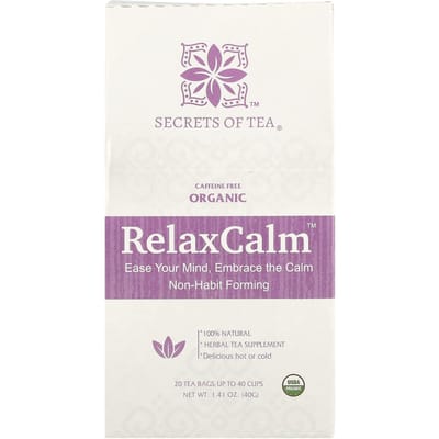 Relaxcalm™, Cafeïnevrij, 20 Theezakjes, 40G (1.41Oz) white