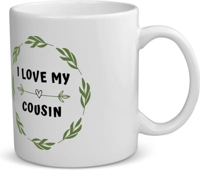 Akyol - i love my cousin koffiemok - theemok - Neef - liefste neef - verjaardag - cadeautje voor neef - neef artikelen - kado - geschenk - 350 ML inhoud