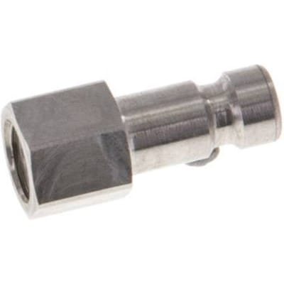 RVS 306L DN 2.7 (Micro) Luchtkoppeling Insteeknippel M5 Binnendraad - CLP2-F-SSL-P-5