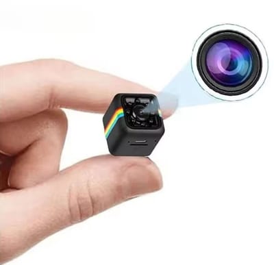 1080p Mini Beveiligingscamera Draadloos - Wifi Camera met Bewegingsdetectie, Nachtzicht, Beveiligingswaarschuwingen voor Binnen en Buiten, Voor Thuis en Tuin
