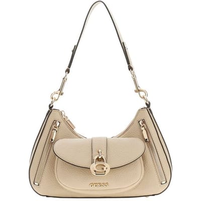 GUESS schoudertas Jessa Shoulder Bag Taupe beige