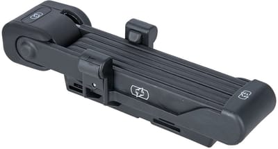 Oxford ART-2 gekeurd Vouw Link slot – Linkslot - Sterk Fold Lock - Compact op te vouwen Fietsslot – Fietsslot – Fatbike Lock - E-bike slot - Slot voor Fatbike - Vouwslot met universeel opbergsysteem