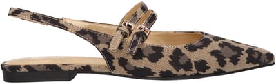 La Strada Slingback Luipaard Knitted - Damesschoenen - Maat - 36