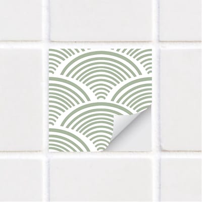 Dailygoods- Vinyl Tegels - Waterdicht - Zelfklevend - Set van 10 - 20 x 20 cm - Makkelijk aan te brengen - Geschikt voor keuken/badkamer - Wanddecoratie
