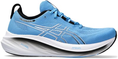 ASICS Gel-Nimbus 26 - Hardloopschoenen - Maat 40.5 - Waterscape/Black / Blauw Zwart - Gel-Nimbus - Hardlopen - Heren Hardloopschoenen