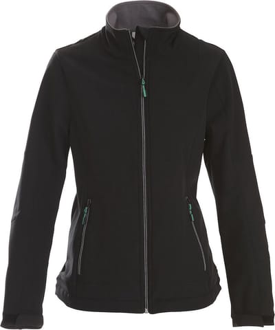 Printer SOFTSHELL JACKET TRIAL LADY 2261045 - Zwart - XS