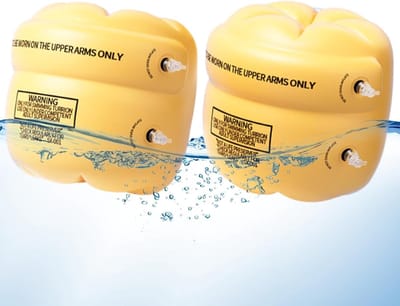Armdrijvers voor kinderen - 1 paar kinderen volwassenen comfortabel opblaasbaar | Opblazen watervleugels voor kinderen, voor training, recreatie, spelen, reizen, vakantie, rivier, strand, achtertuin