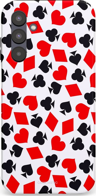 Casetastic Hoesje Geschikt voor Samsung A25 - Stijlvolle Beschermende Duo-layer Case - Harten spel