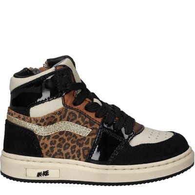 IK-KE Veterschoenen - Meisjes - Zwart - Maat:23