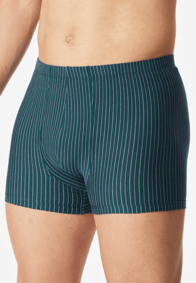 Schiesser 3PACK Shorts Trunk - 95/5 Essentials Onderbroek - blauw, groenblauw