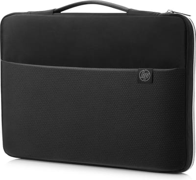 HP Carry Sleeve - Beschermhoes notebook - 15.6 - zwart, zilver - voor OMEN by HP 15; HP 14, 15; ENVY 13; Pavilion 14, 15; Pavilion Gaming 15; Pavilion x360
