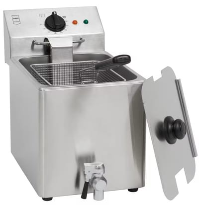 METRO Friteuse - GDF3008 - 8 Liter - RVS - Aftapkraan - 3250 W - Zilver