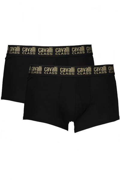 CAVALLI CLASS Boxers 2-Pack Zwart Maat M