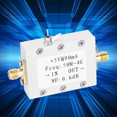 Dailygoody - Low Noise Amplifier - Hoogwaardige LNA - 22 dB versterking - 50M-4GHz bandbreedte - Geluidstechniek - Hoge kwaliteit - Geschikt voor audi...