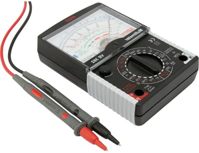 Elektronische Meter - Analoge Tester - Elektrische Metingen - Zakformaat Ontwerp - 1000V AC/DC - Zwart