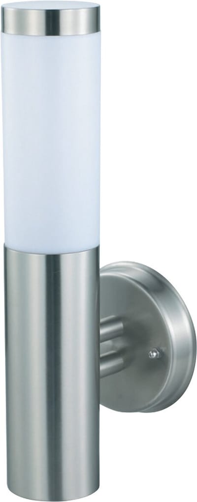 LED Tuinverlichting - Buitenlamp - Wand - RVS - E27 - Rond