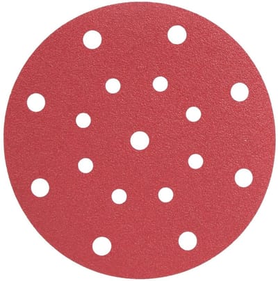 Radix - Schuurschijf - Pro - Klittenband 150 mm - P80 – 17 stofgaten (50 stuks)