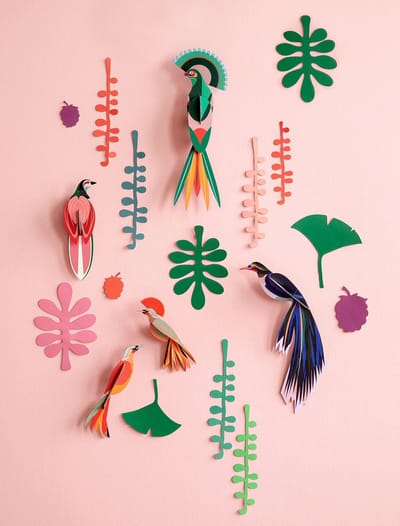 Studio ROOF | 3D Wanddecoratie | Wall of Curiosities, Bird Observer