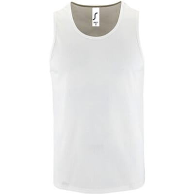 SOL'S Men´s Sports Tank Top Sporty L02073 - White - XXL