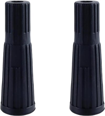 Telescopische stokadapters - Stok connectors - Gereedschap uitbreiden - Universele schroefdraad - 2 stuks - Zwart
