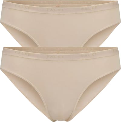 FALKE Daily Comfort Multipack ademend katoen broek van onderlaag dames beige - maat XS