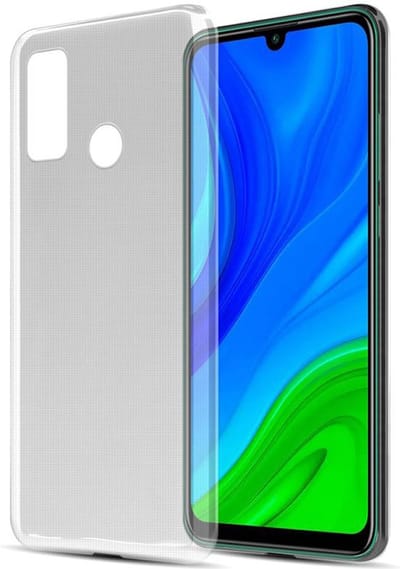 Cadorabo Hoesje geschikt voor Huawei P SMART 2020 in VOLLEDIG TRANSPARANT - Beschermhoes gemaakt van flexibel TPU Silicone Case Cover