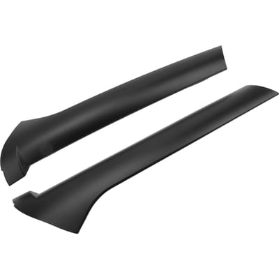 2 stuks linker en rechter buitenstijl sierlijst voor de voorruit DCB500060PMA, vervanging voor Land Rover Discovery 2 1999-2004 gray