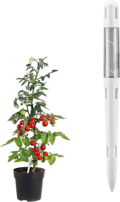 Bodemtester - Grondmeter Tuin - Planten Verzorgen - Kleurverandering Indicatie - 13 cm - Wit