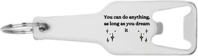 Akyol - you can do anything as long as you dream flesopener - Quotes - familie vrienden - cadeau - 105 x 25mm