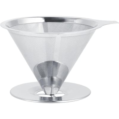 304 Roestvrij Staal Herbruikbare Geïntegreerde Koffiedruppelaar Filterbeker Koffiemachine Accessoires white
