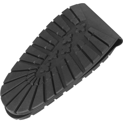 Laarzen Schoenen Antislip Voorste Hielzolen Rubber Dempende Zolen Schoenen Reparatie Accessoires (Hielzolen) forefoot zwart