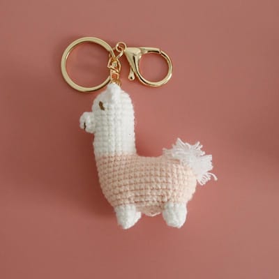 Schattige Schapen Serie Haak Sleutelhangers Handgemaakt Breien Alpaca Poppetje Sleutelhanger Voor Tas Hanger Gebreide Sleutelhangers Op Maat Gemaakte Accessoires brown