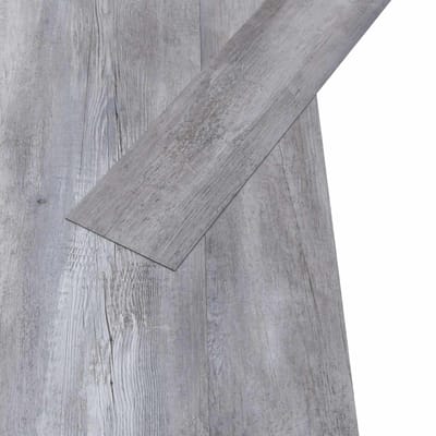 vidaXL Zelfklevende PVC Vloerplanken Mat Houten Grijs 30,5 x 61 cm