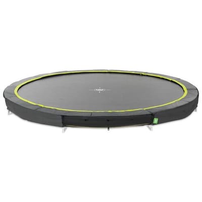 EXIT Silhouette Sporttrampoline ø427cm - Inground - Ingraaftrampoline - Rond - Voor Kinderen - Zwart