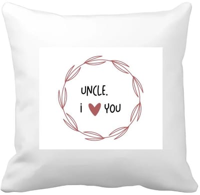 Akyol - uncle i love you Kussen hoes - Oom - de liefste oom - verjaardagscadeau - verjaardag - cadeau - cadeautje voor oom - oom artikelen - kado - geschenk - gift - 40 bij 40 cm