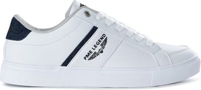 PME Legend - Heren Sneakers Eclipse White/Denim - Wit - Maat 41