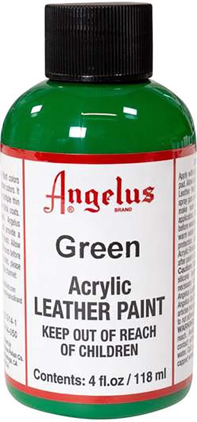 Angelus Leather Acrylic Paint - textielverf voor leren stoffen - acrylbasis - Green - 118ml