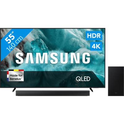 Samsung 55" QLED 4K Q7F4 (2025) + Samsung HW-B66CF Zwart