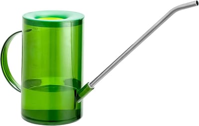 Praktische 1L Gieter voor Binnenplanten met Lange Tuit, Ideaal voor Tuin en Huiskamerplanten, Groene Waterkan