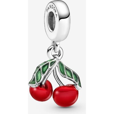 Pandora- Asymmetrical Cherry Fruit Dangle Charm - 791583C01