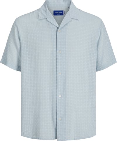 JACK&JONES - JORLUKE ACAPULCO DOBBY AOP SHIRT SS - Heren - Overhemden