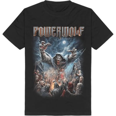 Powerwolf T-shirt - 1589 Board Game - S tot L - voor Mannen - zwart