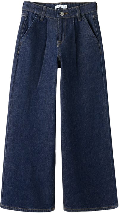 NAME IT - NKFBELLA HW W PLEAT JEANS 3020-AZ L NOOS - Meisjes - Jeans